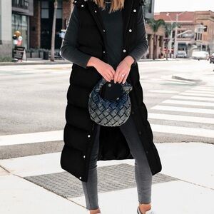 Women's Black Puffer Coat